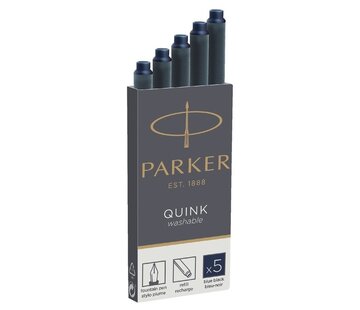 Parker Quink vulpen patronen - blue/black