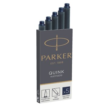 Parker Quink vulpen patronen - blue/black