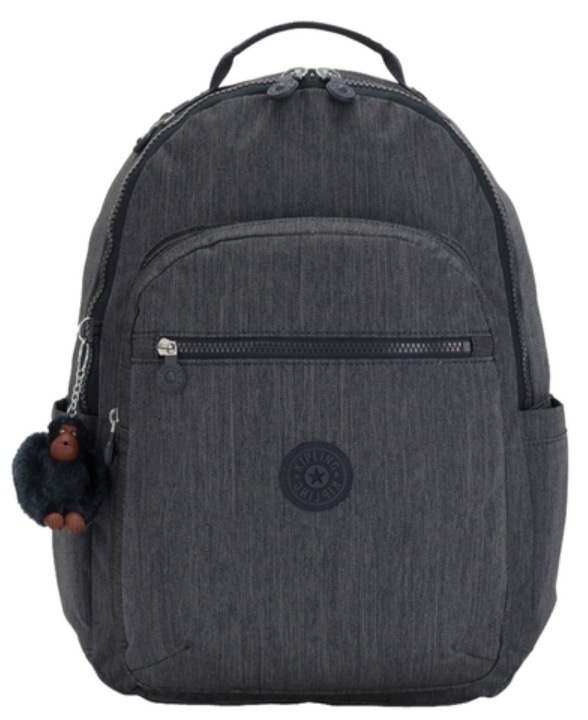 Kipling Seoul Marine Navy laptop rugzak kopen