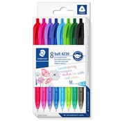 Staedtler Balpennen set  gekleurd - 8 delig