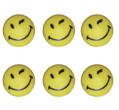Smileyworld Smiley magneetjes 3cm