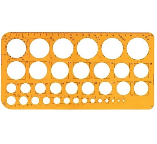 Maped Cirkel sjabloon 1 -35mm