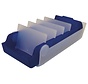 Opberbox voor A8 flash cards - blauw