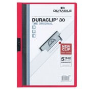 Durable duraclip klemmap - rood - 30