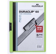 Durable duraclip klemmap - groen - 60