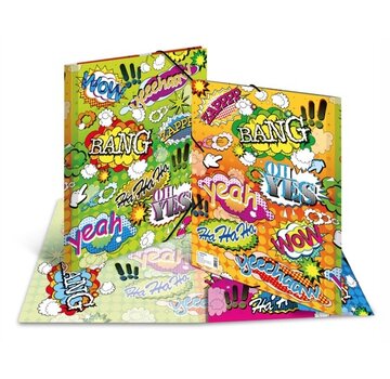 Kunststof elastomap A4 - comic