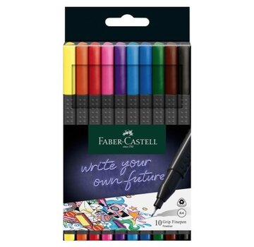 Faber Castell Fineliner standaard - 10 stuks