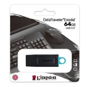 Kingston USB 3.2 stick zwart -  64 GB