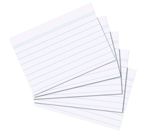 Flashkaartjes A7 - wit