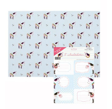 Unicorn 2 Rol kaft + etiketten voordeelset