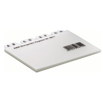 A8 index tabs - transparant - alfabetisch