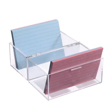 A7 kaartenbak - transparant