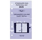 Agenda vulling 2025 - standard - 1 dag per pagina
