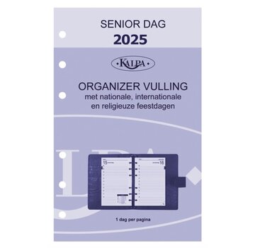 Kalpa Senior agenda vulling - 2025 - 1 dag per pagina