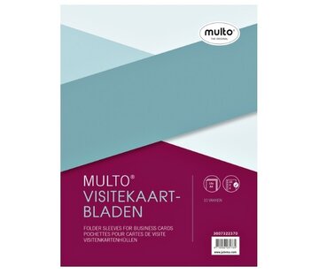 Multo Visitekaart insteek tassen - 10st