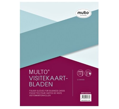 Multo Showatssen voor visitekaartjes