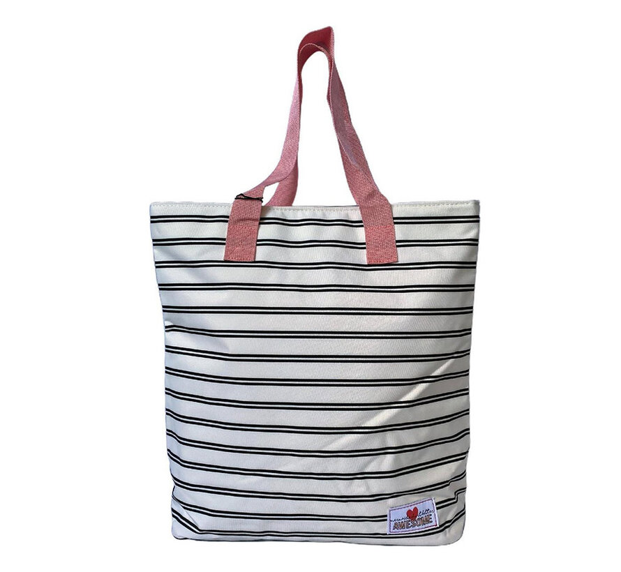 Mermaid shopper - stripes