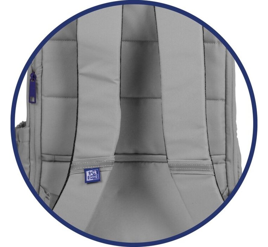 Laptopr rugtas - grijs - 17 inch - 30 liter