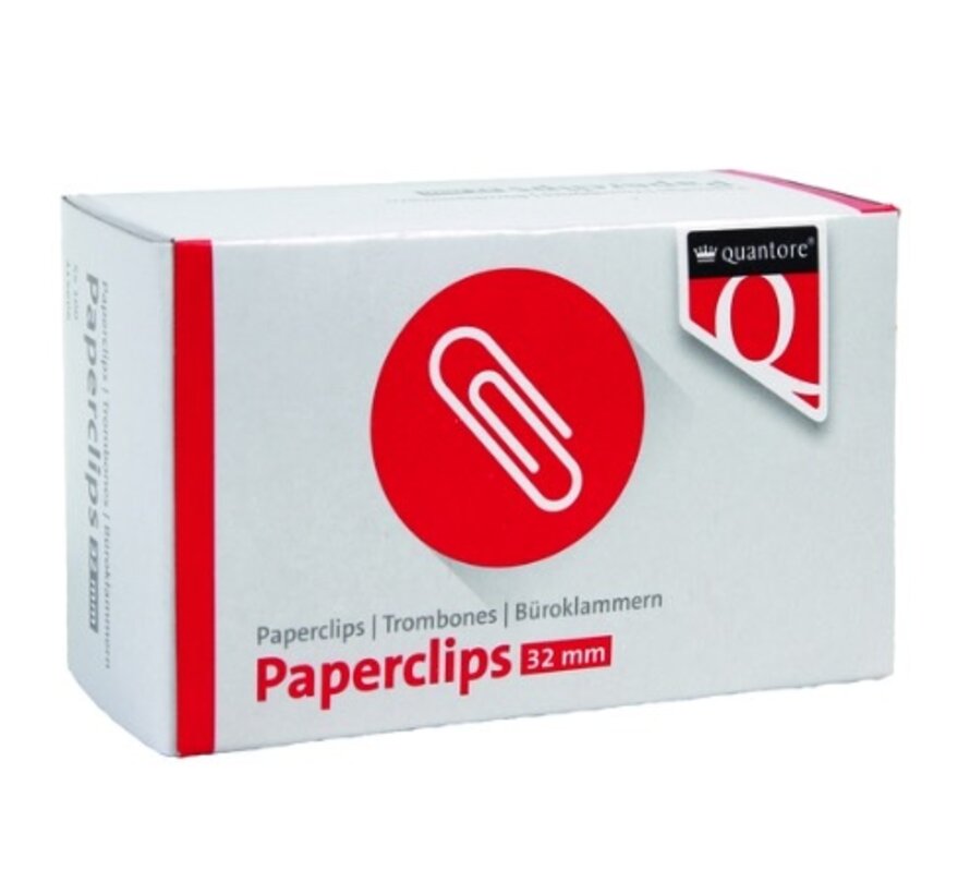 Paperclips - stadaard - R2 -30mm -100 stuks