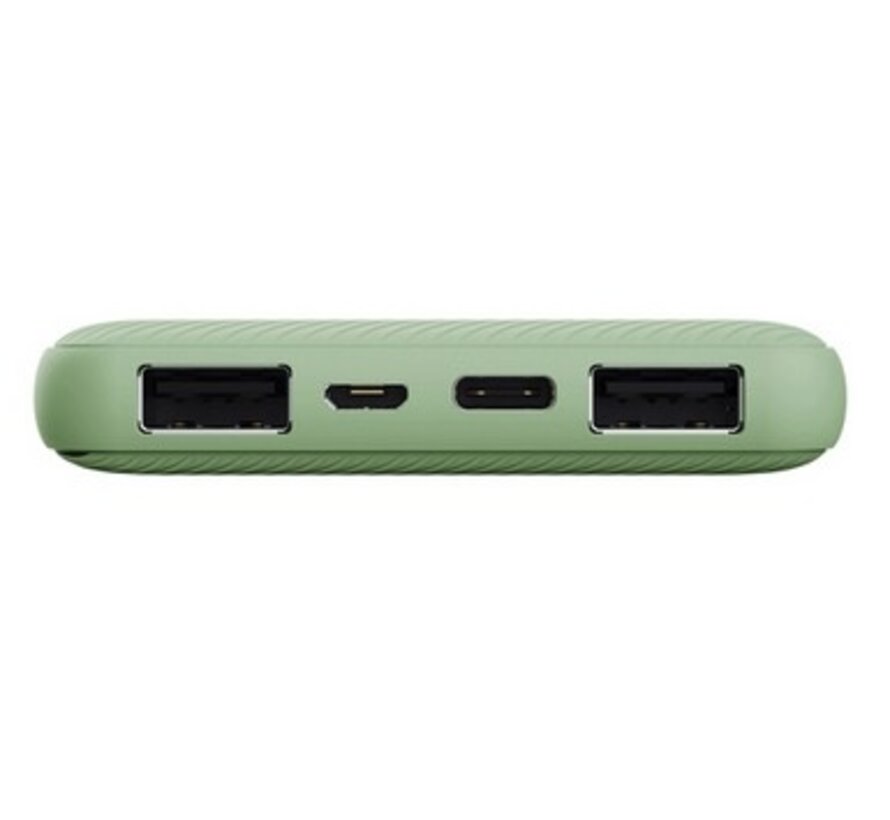 Powerbank 10.000 mAh - primo - eco - groen