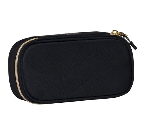 Beckmann Schooletui - black gold