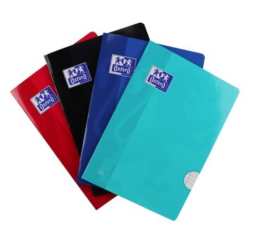 Oxford A4 schrift gelinieerd - gekleurd