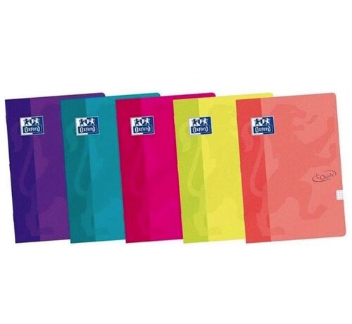Oxford Touch A4 schrift geruit met kantlijn - p/stuk