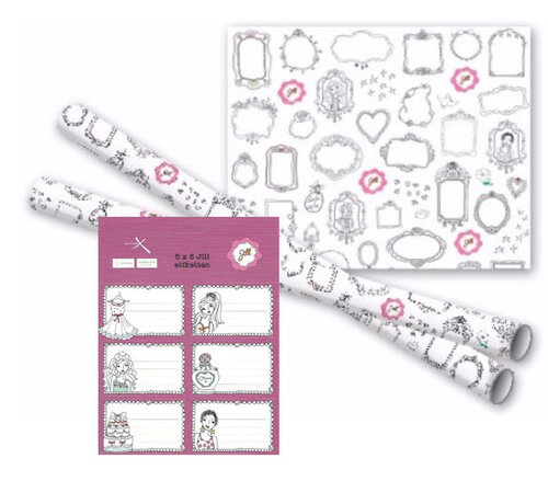 Jill 2 Rol kaft + schooletiketten voordeelset