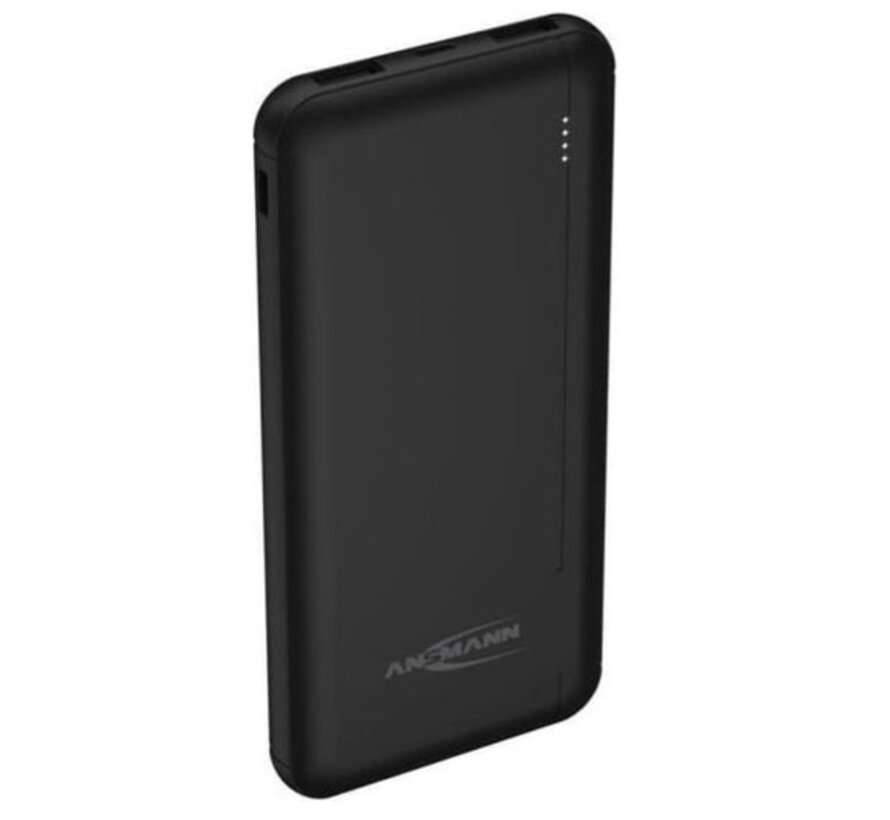 Ansmann powerbank 10.000 mAh - zwart