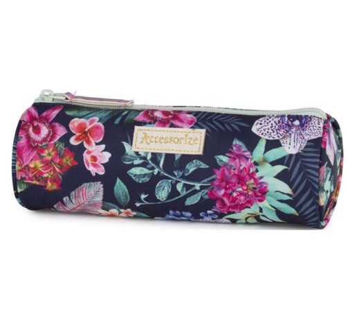 Accessorize Sweet rond schooletui - bloemen