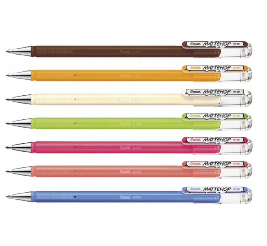 7 Gelpennen - Mattehop Fun Sweet medium