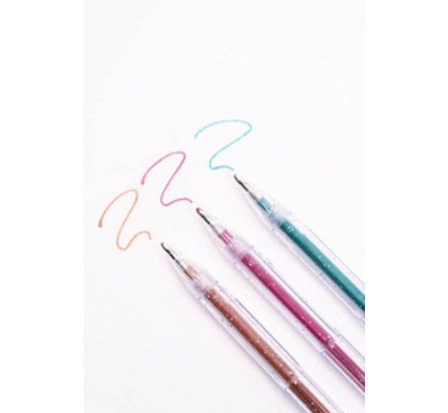 Goedkope gelpennen - pastel - 10 stuks