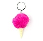 Sleutelhanger - ijsje - zuurstok roze
