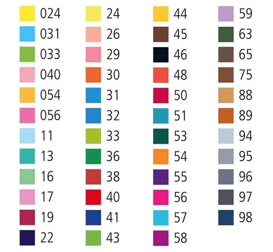 Point 88 fineliner - blik 66 stuks
