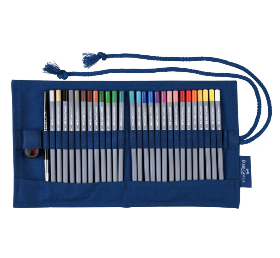 Oprolbaar etui met 28 lussen