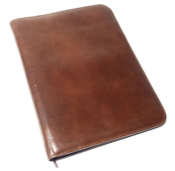 Liam's Schrijfmap 4 rings / bruin