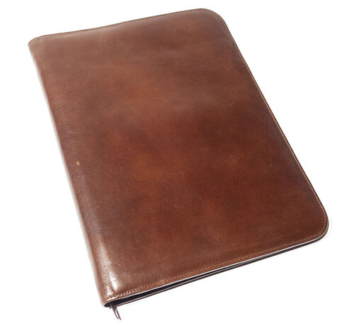 Liam's Schrijfmap 4 rings / bruin