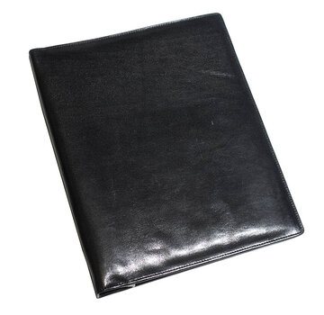 Liam's Ringband zwart leder - 4 rings