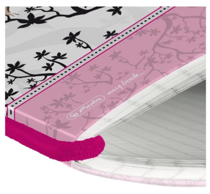 Navulbaar A5 schrift - ruit - lady like