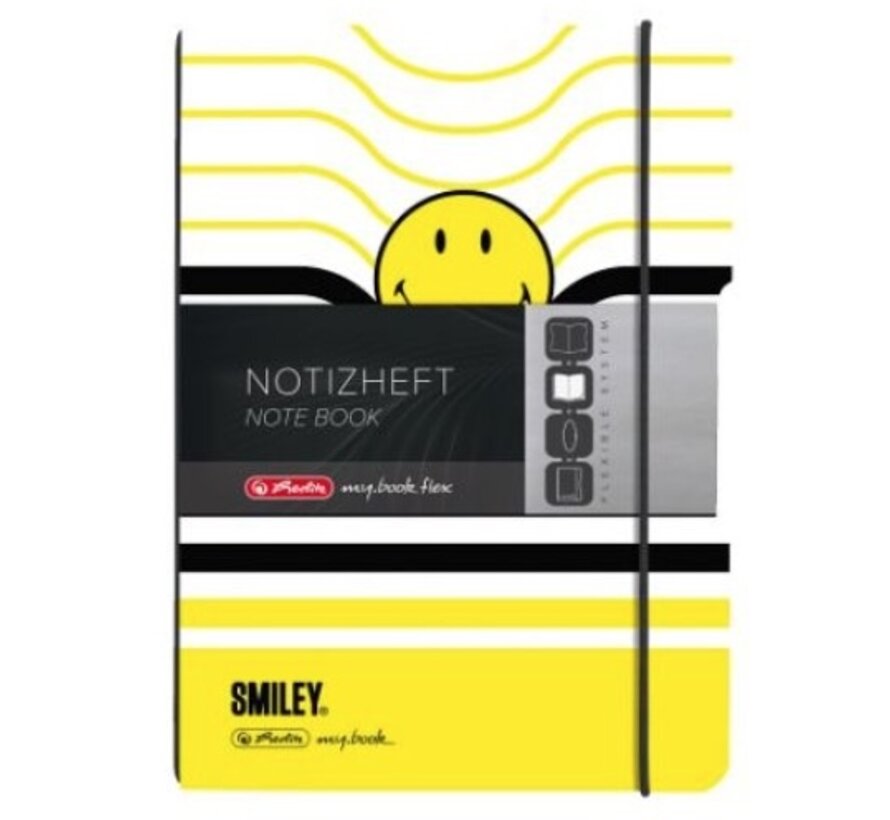 Navulbaar A5 schrift - ruit - smiley