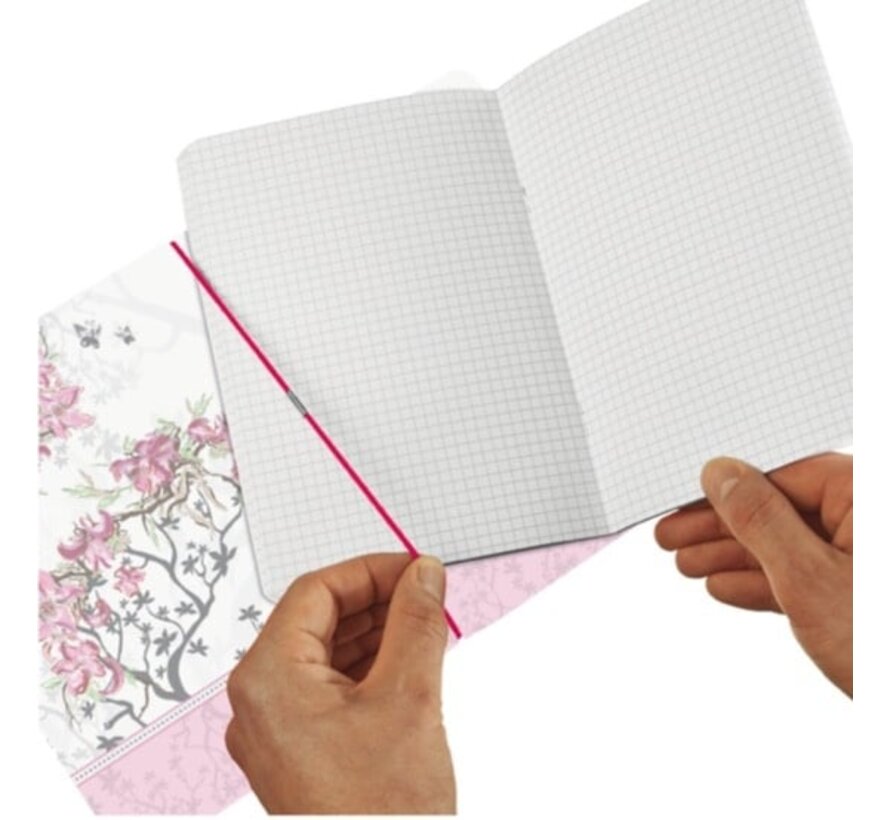 Navulbaar A5 schrift - ruit - butterfly