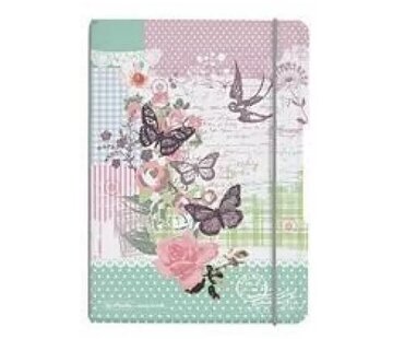 Navulbaar A5 schrift - ruit - butterfly