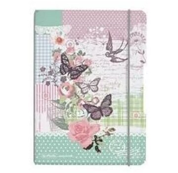 Navulbaar A5 schrift - ruit - butterfly