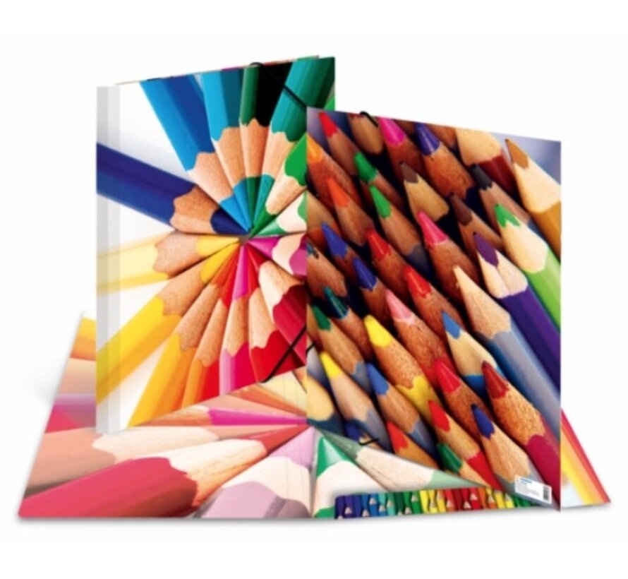 Elastomap A3 - kleurpotloden
