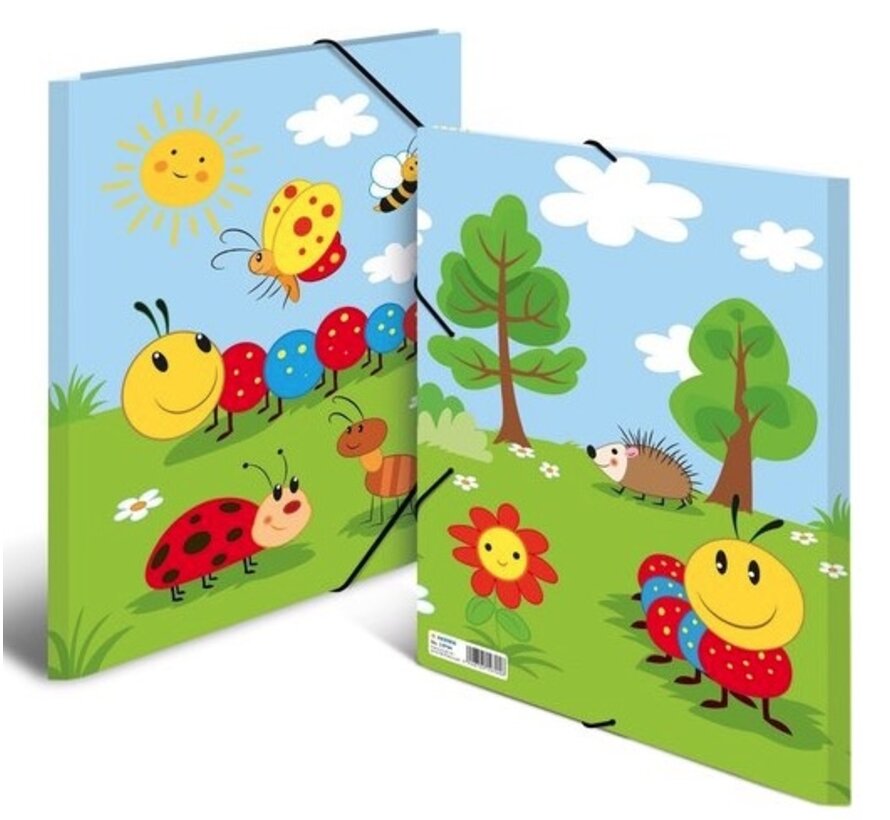 Elastomap A3 - Lieveheersbeestje - cartoon -bugs
