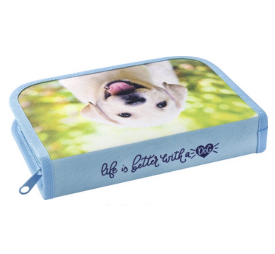 Etui vol met tekenpullen - hond