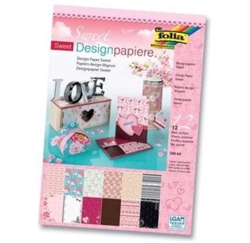 Folia design papier A4 - sweet