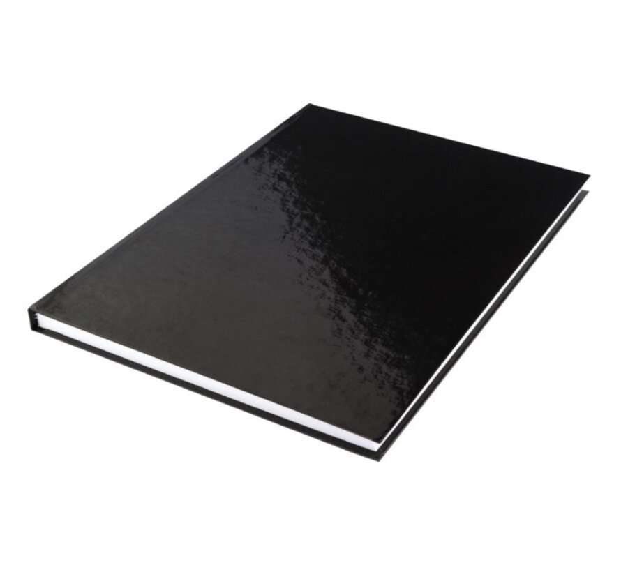 A4 Dummy boek - zwart - glans-schade