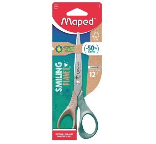 Maped Smiling Planet schaar - 16cm - links