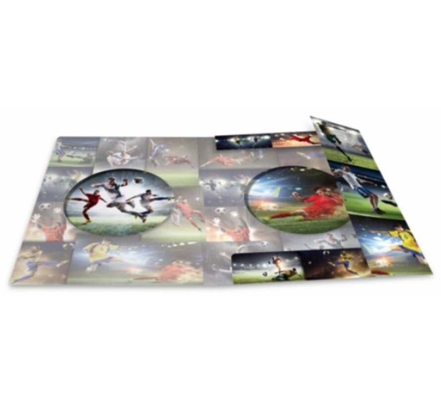 PP voetbal elastomap - A4 - kunststof